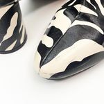 ASOS Designs Faux Leather Zebra Print Side Zip Chunky Heel Chelsea Boots Size 6 Photo 14