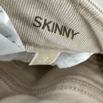 Michael Kors  Size 12 Jeans White Light Wash Skinny Fit Denim‎ Button Photo 4