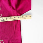 STORYBOOK KNITS Vintage Henna Floral Pink Cardigan W/ Embroidery Medium‎ NWT Photo 11