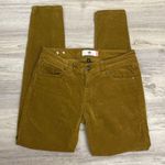 CAbi #3197 Umber Gold Corduroy Skinny Jeans Pants Stretch Size 4 Photo 0