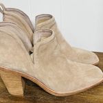 Jeffrey Campbell Rosee Beige Suede Booties Women's 9 Fall Leather Western Boho Photo 4