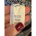 J.Crew  Sweater Women XS Navy Blue White Heather Cotton Blend Knit Crew Neck Photo 6