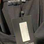 Pretty Little Thing NWT  Dress Womens 4 Small Long Bodycon Strappy Black Stretch Photo 1