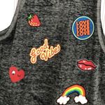 Rosie Harlow Cropped Burnout Graphics Tank Top S Photo 1