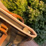 Fendi Authentic Pequin Striped shoulder Tote Bag Photo 7