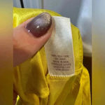 Calypso St. Barth‎ Y2K 100% Silk Flowers Decorated Yellow Mini Dress Photo 10