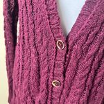 Free People  Cable Knit Oversized Cardigan Sweater Size XS Photo 2