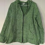 Baja Hoodie Jacket IWS Long Sleeve Unisex Full Zip Pocket HU Green Size L Photo 0