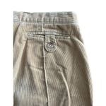 Chloé CHLOE Corduroy Khaki Tan Front Seam Wide Leg Size 6 Approx‎ Flare Pocket #L2-20 Photo 5