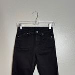 CARMAR‎ Skinny Jeans Size 25 Black Distressed Ripped Knee High Rise Photo 3