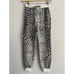 Chaser Women's XS Leopard Cozy Knit Drawstring Joggers Sweatpants Lounge Cozy Photo 3