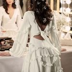 David’s Bridal DB Studio Ruffle Charmeuse V Photo 1