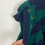Koche Green/Blue Stripe Ruffle Sweater XS Photo 4