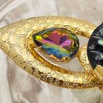 Unique Vintage  Peacock Cabochon Brooch Photo 8