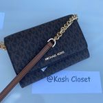 Michael Kors Brown Phone Clutch Crossbody Photo 7