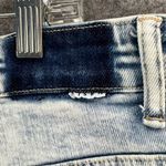 Risen  Jeans Shorts Womens Size 3XL Light Blue Denim Distressed Raw Hem High Rise Photo 8