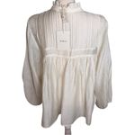 Bohme  Cream boho Peasant Flowy top NWT M Photo 1
