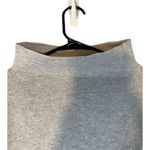 Aspen Gray White Cowl Wide Neck Long Sleeve Oversized Knit Sweater Women Sz S Photo 5