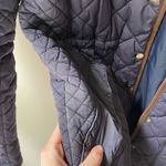 ZARA  Navy Blue Puffer Long Hooded Coat Puffer Jacket XS Photo 2