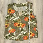 White Stag Vintage 90s Y2K  Sleeveless Button Up Top Floral Hawaiian Size XL Photo 1