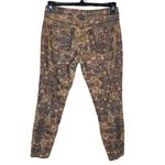 Free People  SZ 28 Tribal Ankle Jeans Zip-Fly Low-Rise Pockets Skinny Leg Multi Photo 3