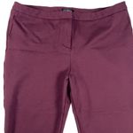Max & Mia  Cropped Boot Kick Ponte Pants Burgundy Size XL Photo 1