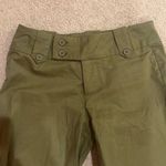 Tiger Mist Olive Green Button-Front Pants Photo 0