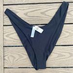 Aerie NWT  back cheekier high rise black bikini bottoms XXL swim Photo 0