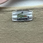 Lacoste Size 40 Women's Tan V-Neck Sweater. Preloved Photo 2