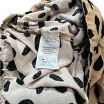 Stylish Black and Cream Wide Leg Pants Size M Photo 3