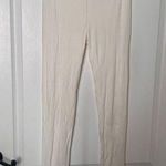 Naked Wardrobe Womens Ankle Leggings High Waist Pull On Stretch White Size Large Photo 0