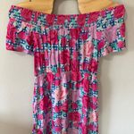 Vineyard Vines  Kentucky Derby Floral Off Shoulder Run for the Roses Dress Sz‎ 14 Photo 4