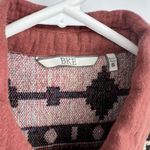 Buckle BKE Womens LS Button Tunic Shirt S Aztec Western Fringe Boho Festival Hippie Photo 1