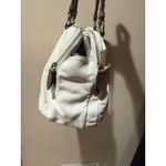 Coach  Ivory/Brown Leather PENELOPE Domed Shoulder‎ Tote Purse Bag F16529 S Photo 9