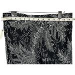 Anthropologie  Bias Satin Midi Skirt 8 Black Floral Romantic Fairy Whimsygoth NEW Photo 6