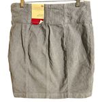 SO Juniors' S0® Front Slit Mini Skirt. Size 7/28. Blue-Gray. Curdoroy Photo 2