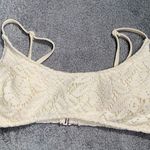 Aerie  scoop swim top medium white Photo 0