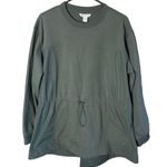 Athleta  Triumph Hybrid Crewneck Sweatshirt Sz Large | Bali Green #532515 Photo 1