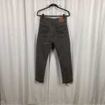 Levi's Levi’s Gray Wash Raw Hem Wedgie Straight Jeans Sz.29 Photo 6