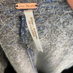 Free People Harley Pant Womens Large Jacquard Blue Gold Geometric Drawstring Photo 9