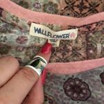 Wallflower large‎ boho short sleeved tee Blue Photo 2