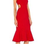 Likely Revolve red midi flare dress NWT Photo 0