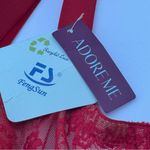 Adore Me  3X Cheyenne Unlined Plus Elegant Red Lace Chemise Photo 5