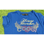 COOGI  Vintage 90’s Babydoll Tee Jeweled Rhinestone Embellished Bling XL Photo 3