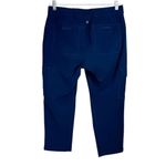 Eddie Bauer  Womens Sz 6 Travex Climatrail Crop Cargo Pants Hiking Navy Blue Photo 1