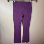Urban Outfitters  Out From Under Lila Lurex Knit Flared Trousers Size Small‎ Photo 5
