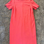 Chico's  Dress Woman's Size 0 S Short Sleeve Pink‎ Sheath Summer Relax Photo 0