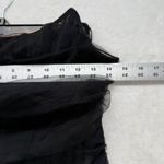 White Fox Boutique White Fox Mini Dress Black Tulle Strapless Ruched Party Cocktail Size L‎ Photo 2