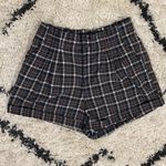 American Eagle Plaid Paperbag Shorts Photo 7