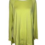 Eileen Fisher Oversized Small Yellow Tencel Blend Crewneck Sweater Sweatshirt Photo 0